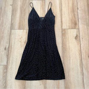 Limited Velvet Burnout Leopard Dress